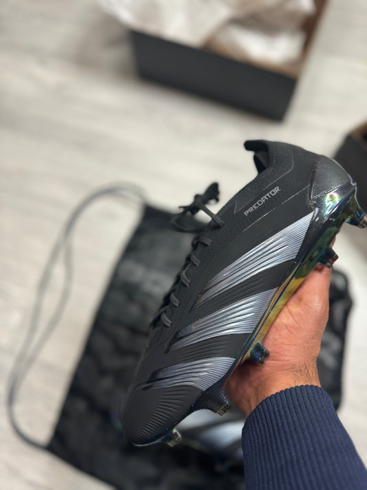 Adidas Predator Elite FT Foldover Tongue FG Firm Ground Blackout Boots