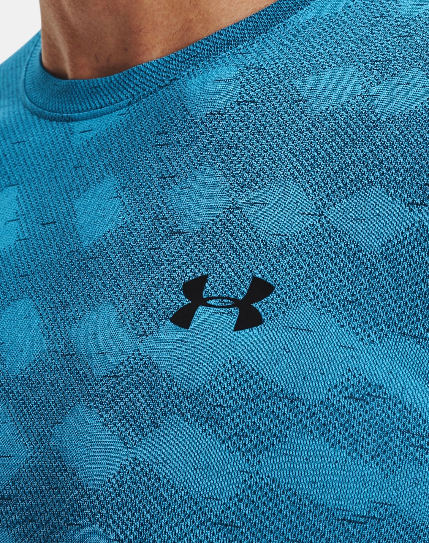 Under Armour Seamless Radial Blue T-Shirt