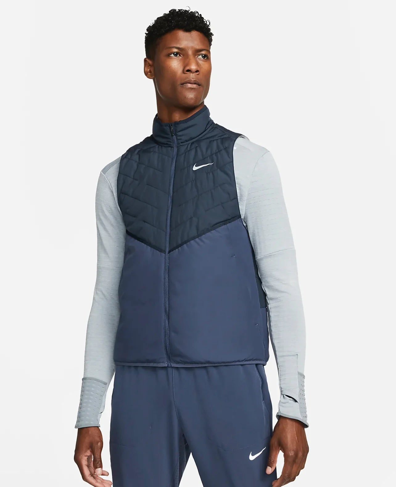Nike Aerolayer Gilet Navy Active Performance