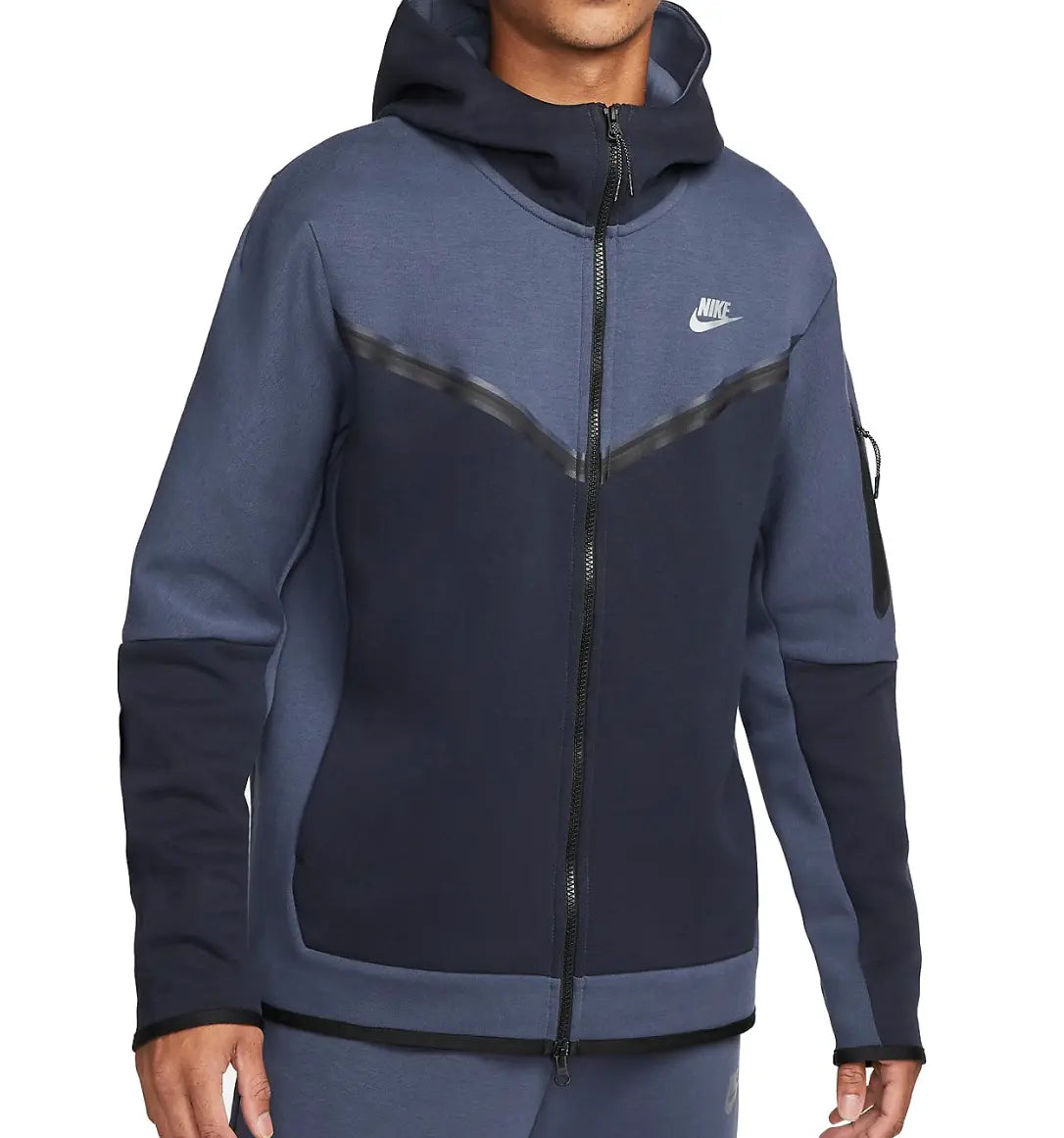 Nike Tech Fleece Navy Hoodie Active Performance