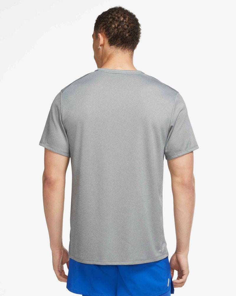 Nike DriFit Miler Running Mens - Grey T-Shirt