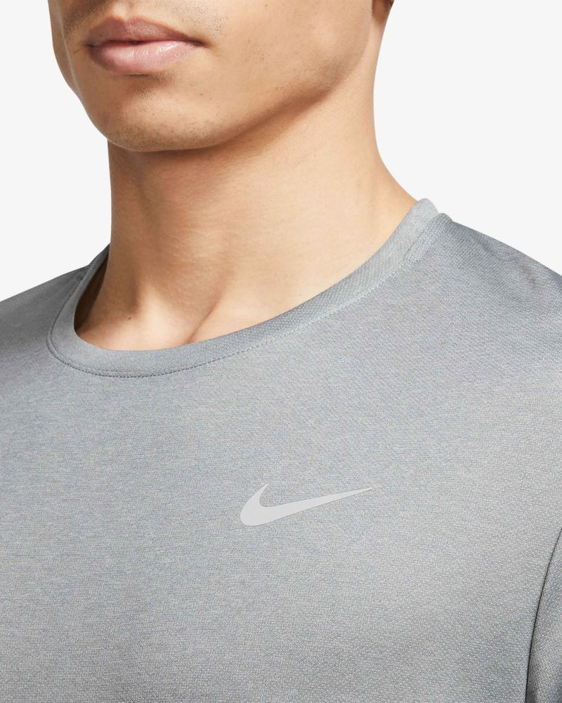 Nike DriFit Miler Running Mens - Grey T-Shirt