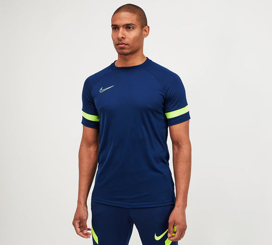 Nike Training T-Shirt Dri-FIT Academy 21 - Blue Void/Volt