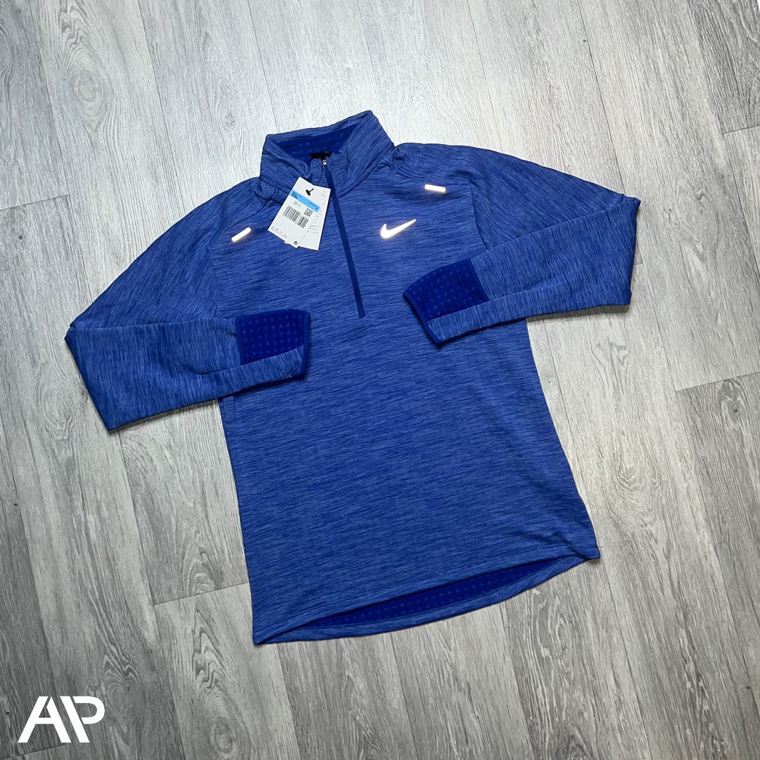 Nike Running Element Half Zip Blue