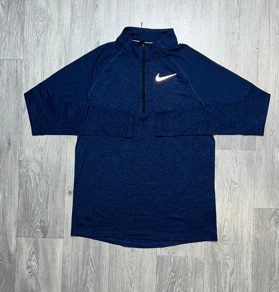 NIKE ELEMENT 2.0 HALF ZIP - BLUE WITH PHENOM ELITE BOTTOMS SET