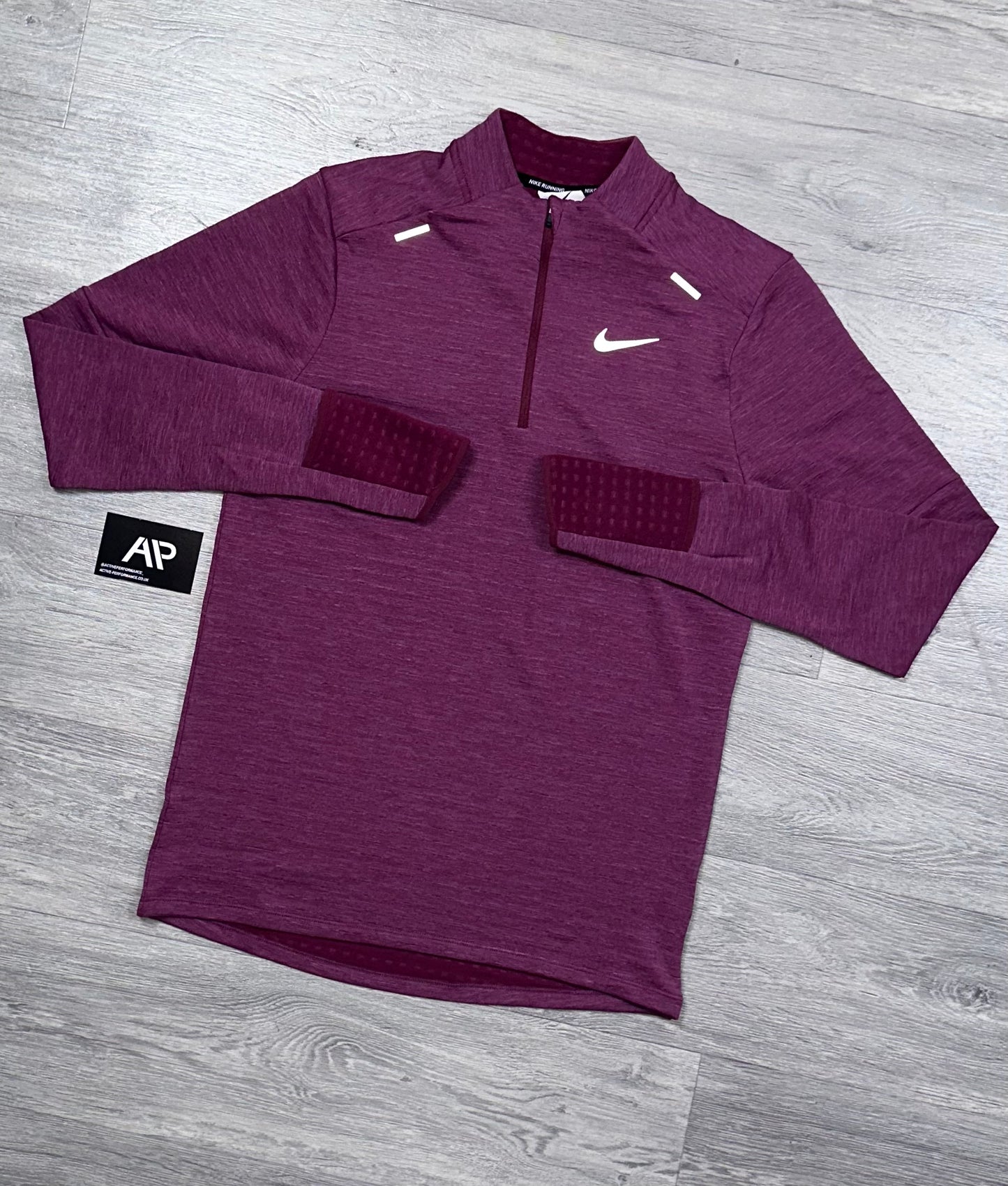 NIKE GRAPE THERMA ELEMENT HALF ZIP & TROUSERS SET