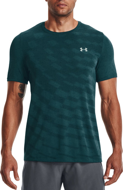 Under Armour UA Seamless Radial SS Green T-Shirt