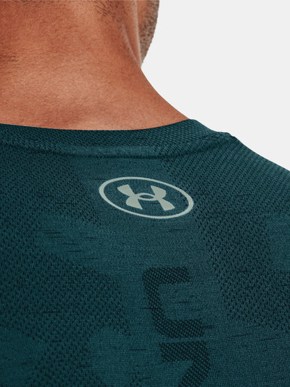 Under Armour UA Seamless Radial SS Green T-Shirt