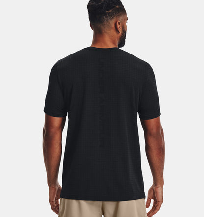 Under Armour Seamless Grid Black T-Shirt