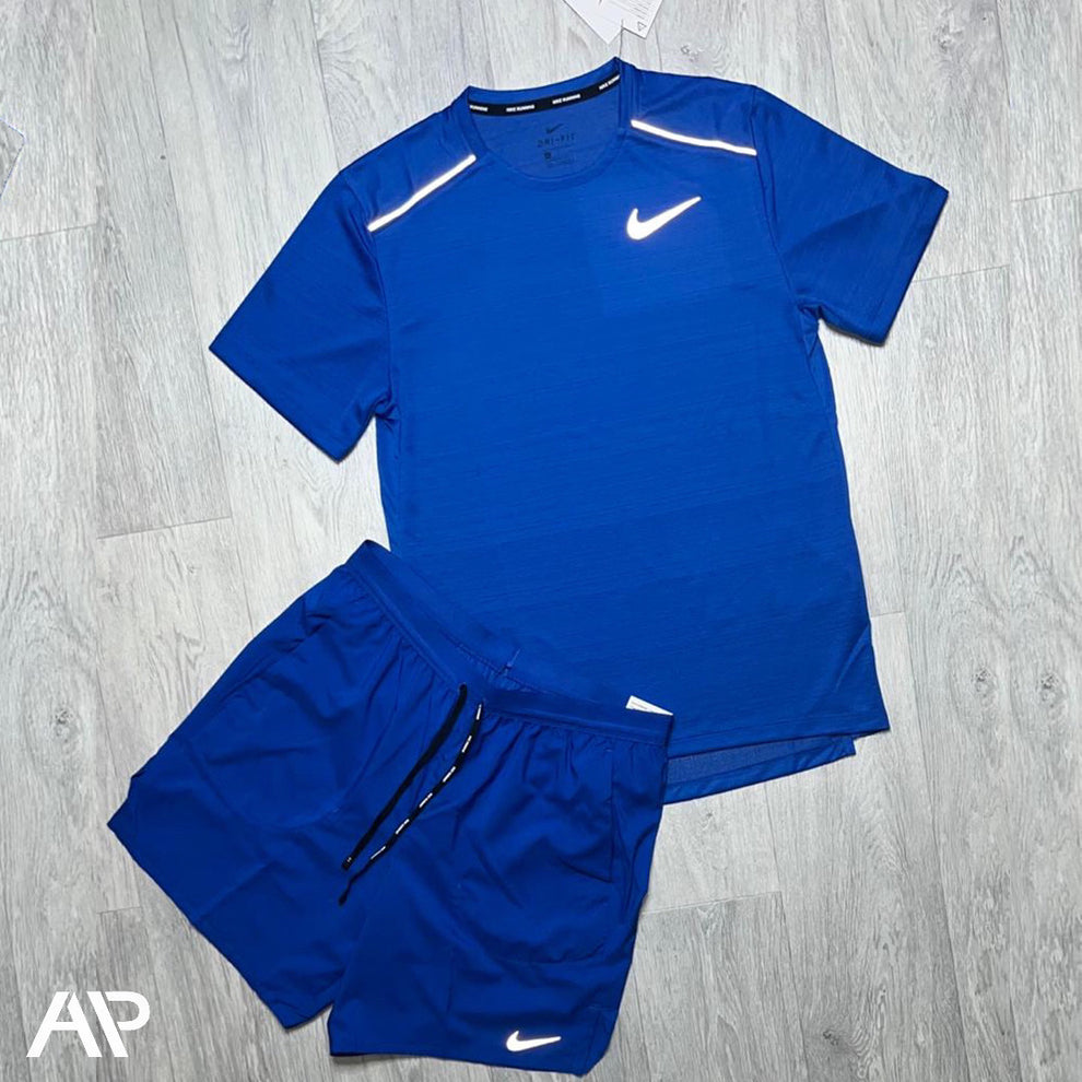 NIKE MILER SET ROYAL BLUE – Active Performance