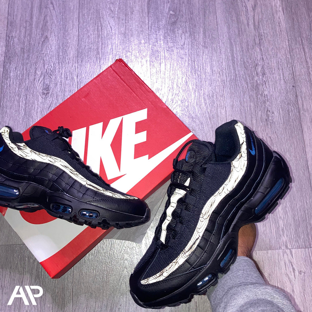 AIRMAX 95 BLACK MARINA BLUE – Active Performance1